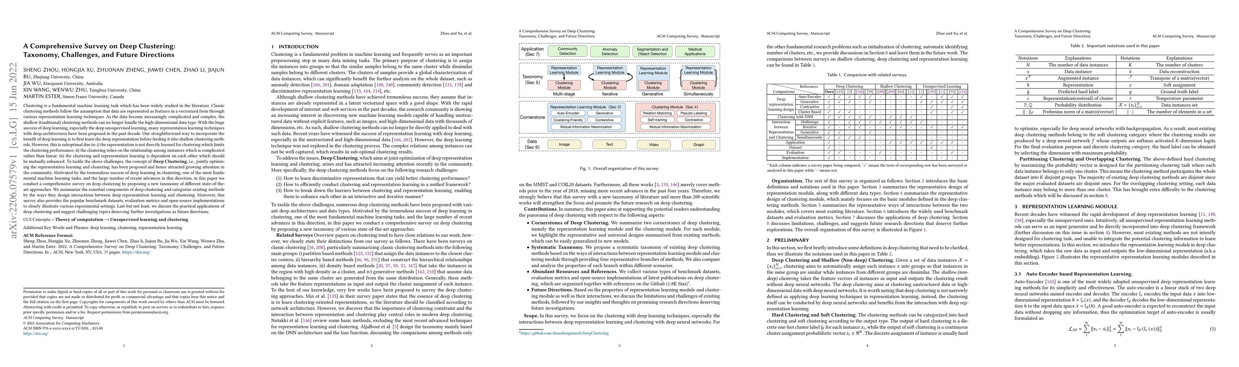Thumbnail for A Comprehensive Survey on Deep Clustering: Taxonomy, Challenges, and
  Future Directions