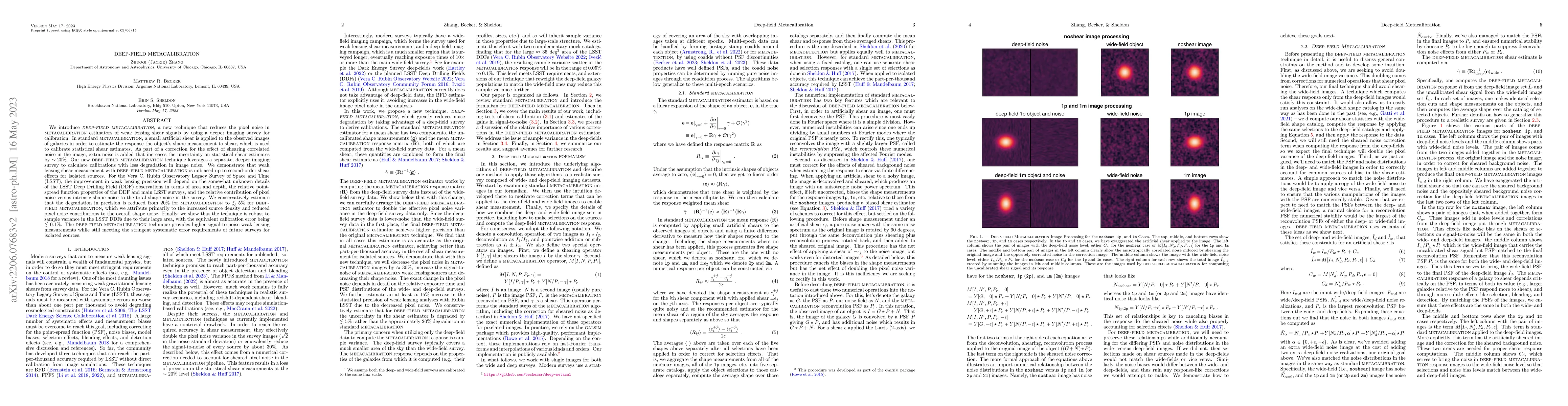 Thumbnail for Deep-field Metacalibration