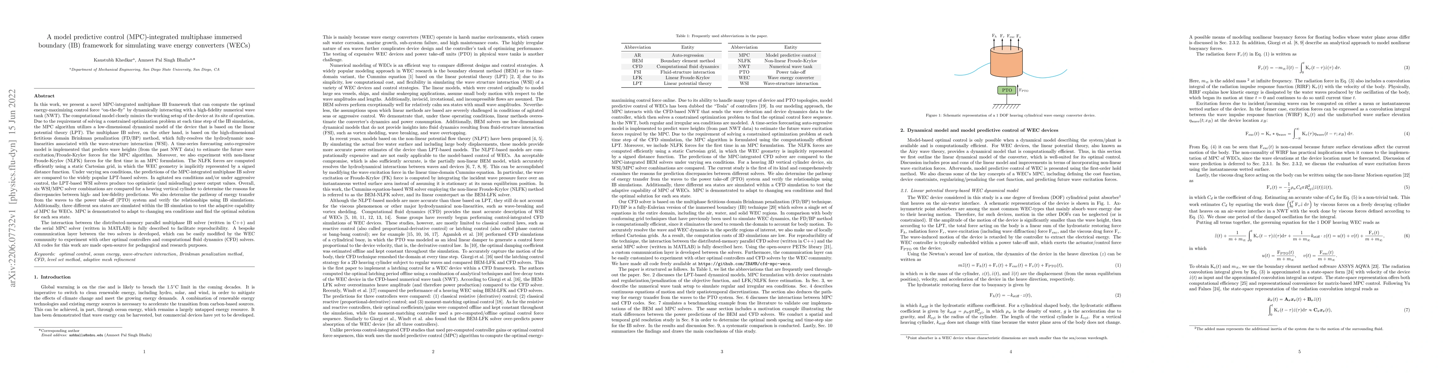 Thumbnail for A model predictive control (MPC)-integrated multiphase immersed boundary
  (IB) framework for simulating wave energy converters (WECs)