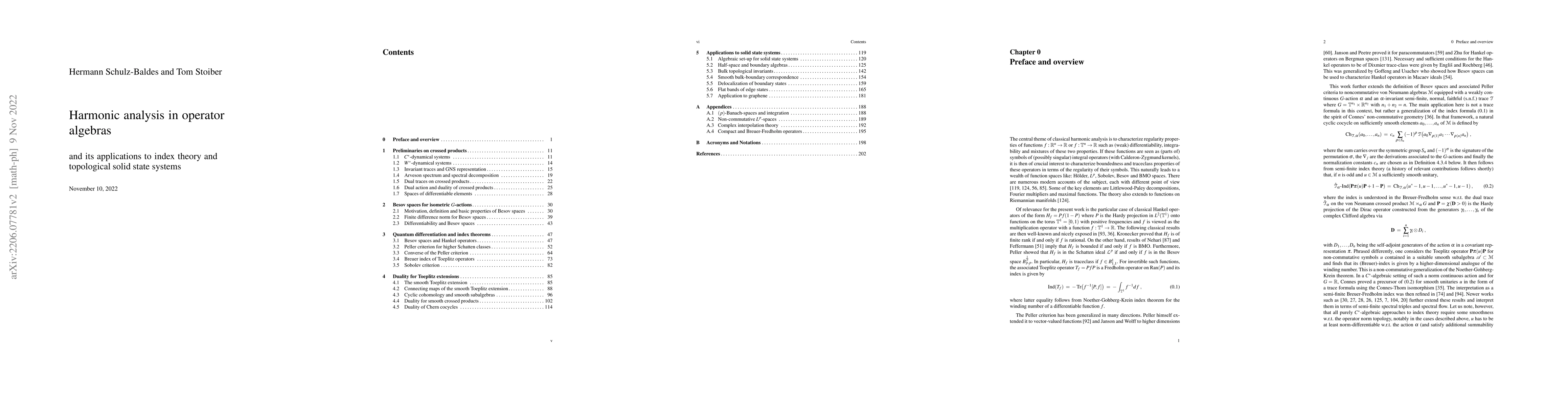 Thumbnail for Harmonic analysis in operator algebras and its applications to index
  theory and topological solid state systems