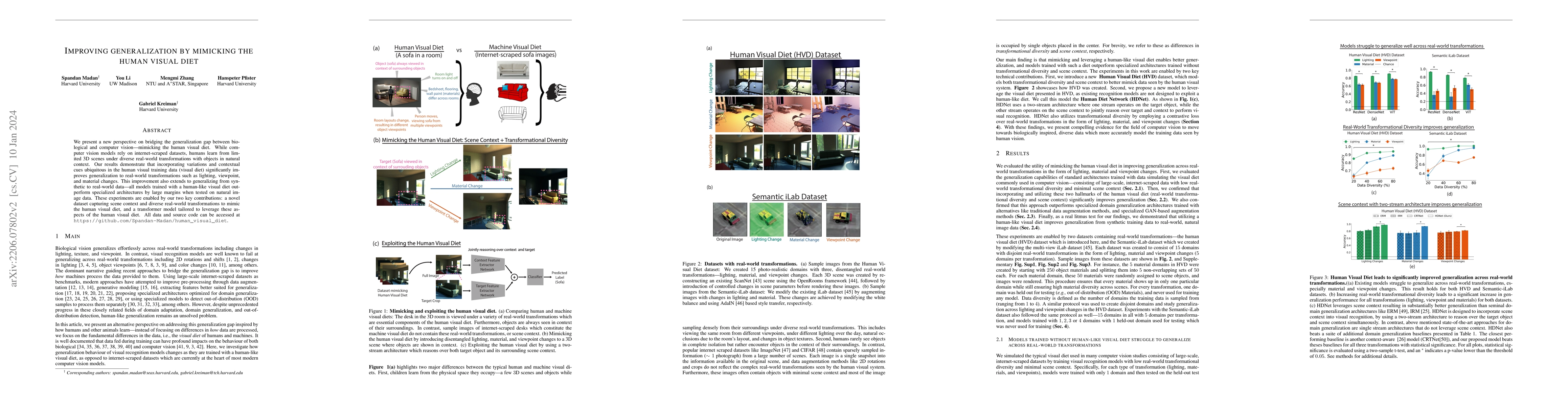 Thumbnail for Improving generalization by mimicking the human visual diet
