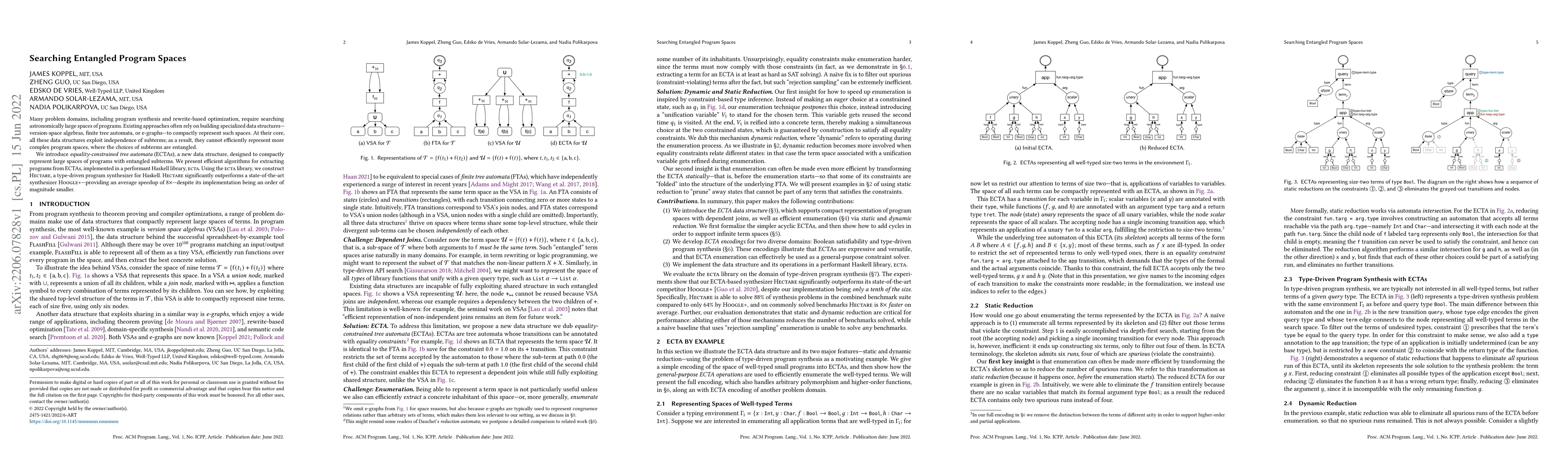 Thumbnail for Searching Entangled Program Spaces
