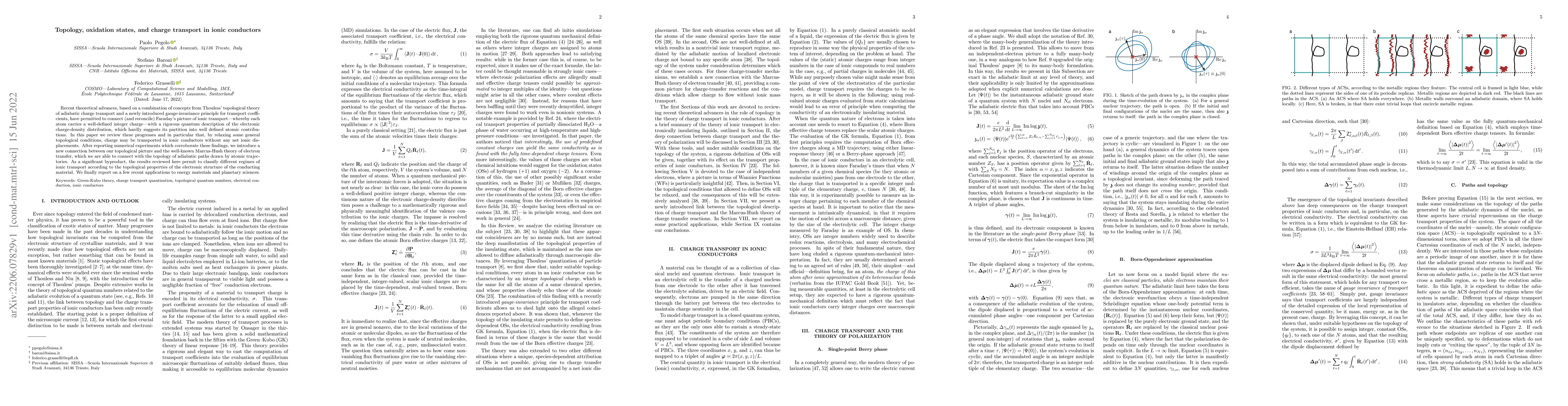 Thumbnail for Topology, oxidation states, and charge transport in ionic conductors