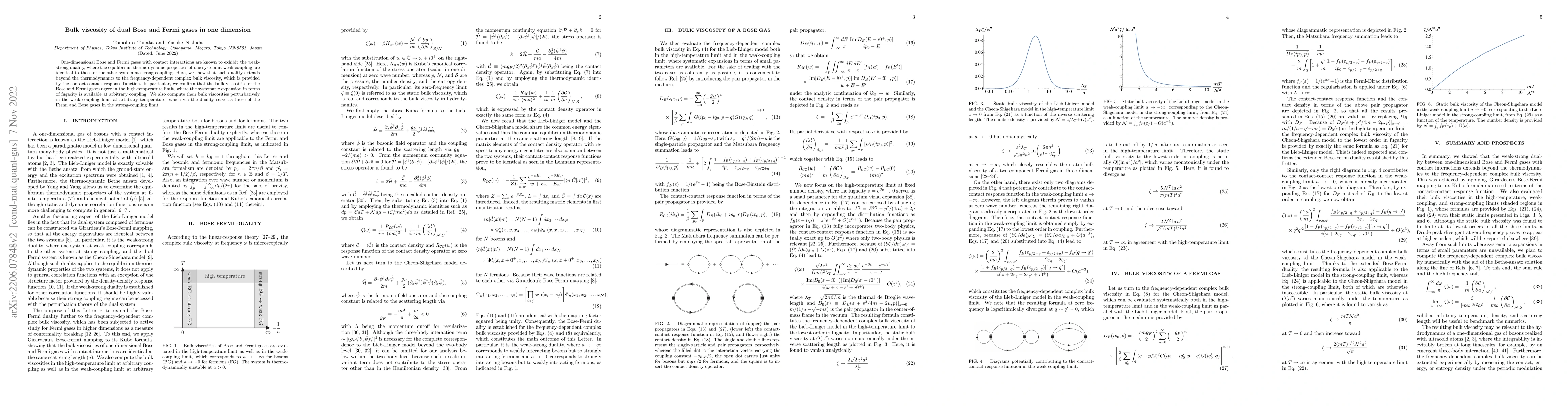 Thumbnail for Bulk viscosity of dual Bose and Fermi gases in one dimension