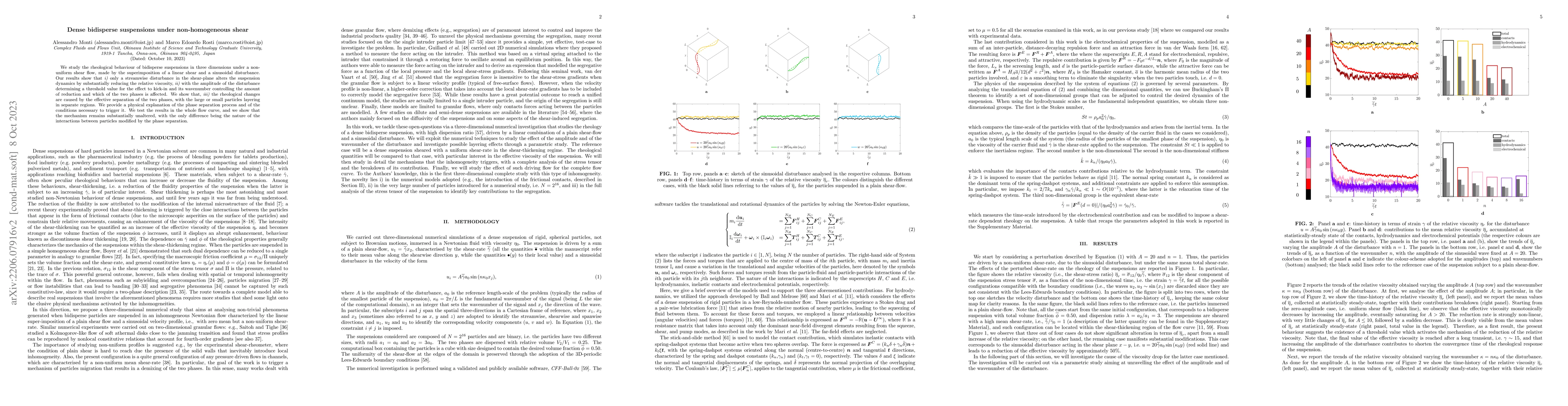 Thumbnail for Dense bidisperse suspensions under non-homogenous shear