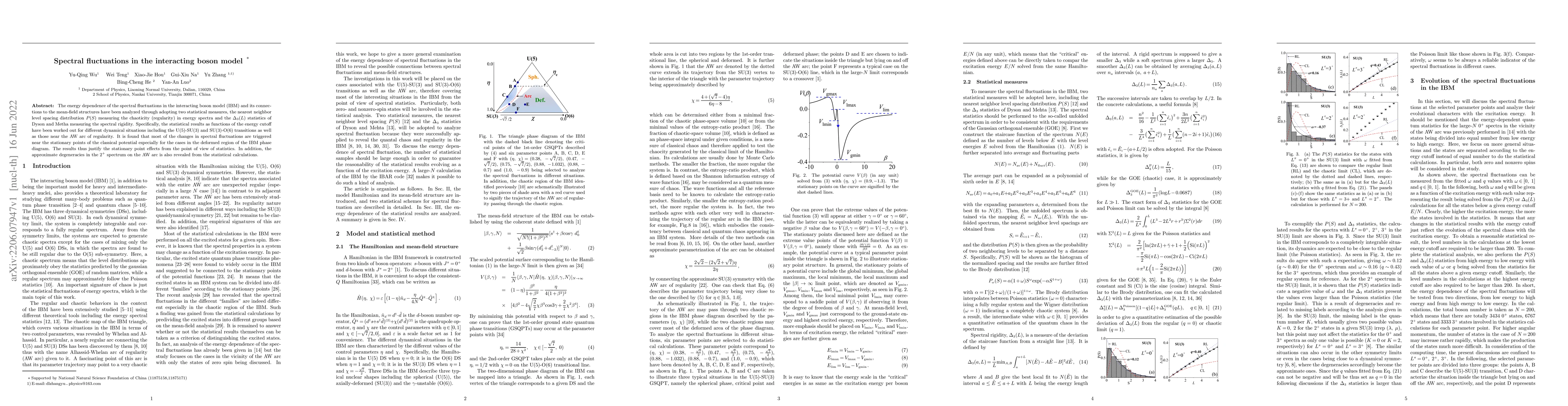 Thumbnail for Spectral fluctuations in the interacting boson model
