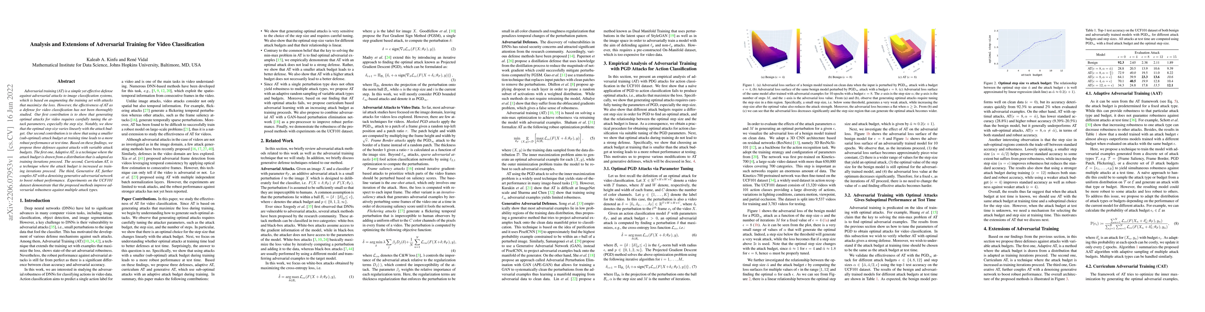 Thumbnail for Analysis and Extensions of Adversarial Training for Video Classification
