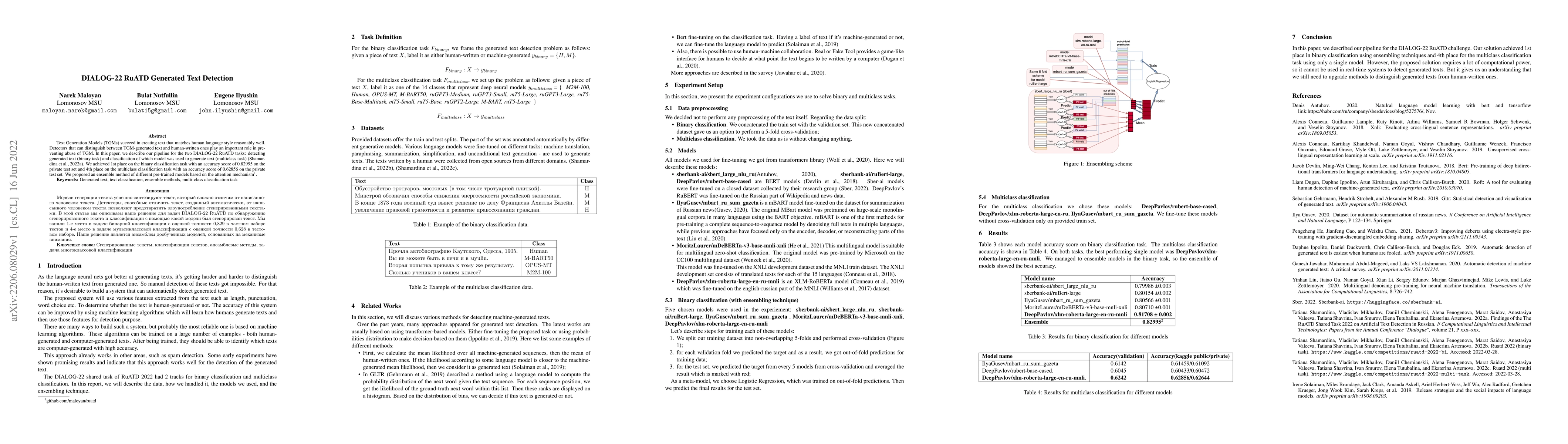 Thumbnail for DIALOG-22 RuATD Generated Text Detection