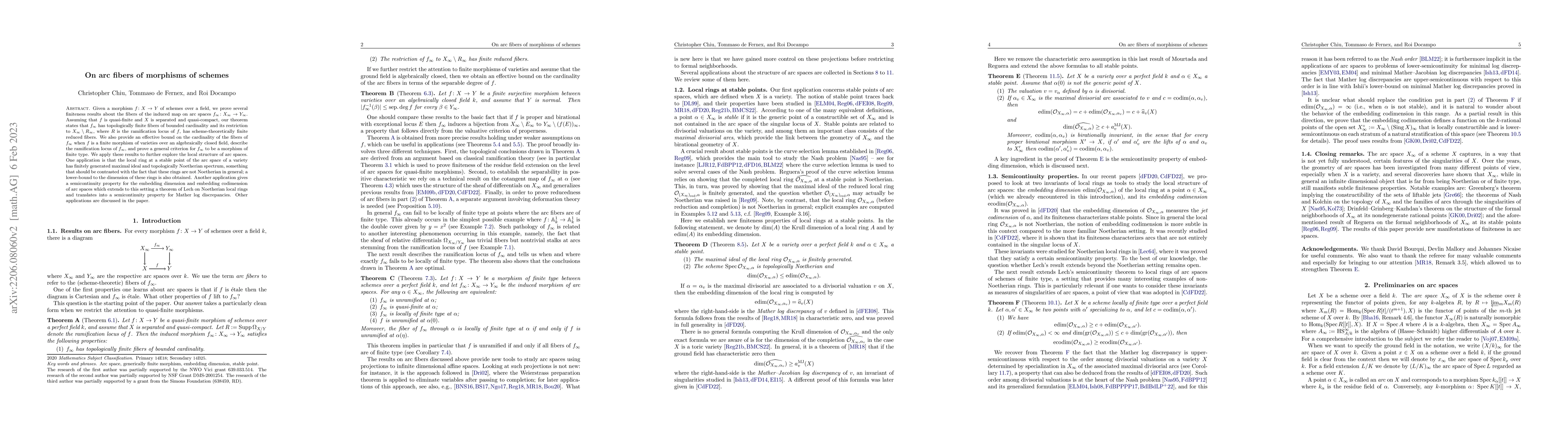 Thumbnail for On arc fibers of morphisms of schemes