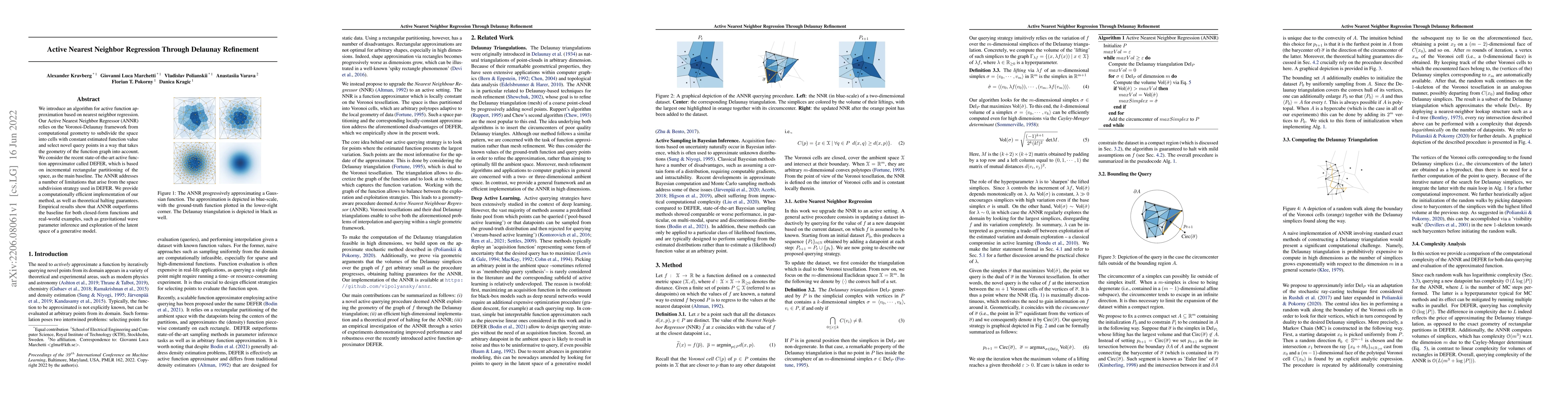 Thumbnail for Active Nearest Neighbor Regression Through Delaunay Refinement