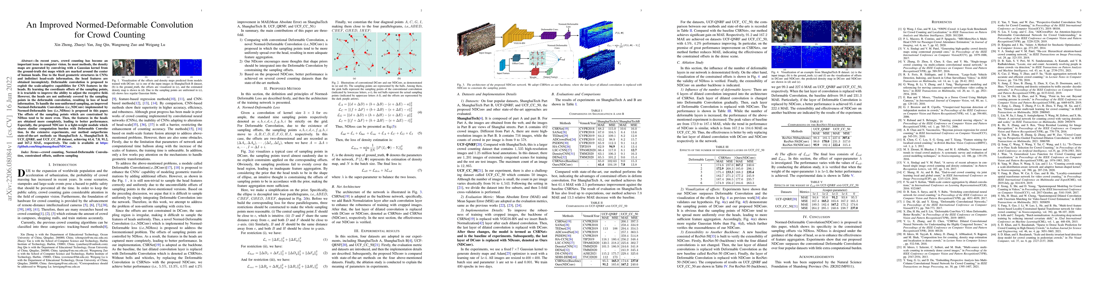 Thumbnail for An Improved Normed-Deformable Convolution for Crowd Counting
