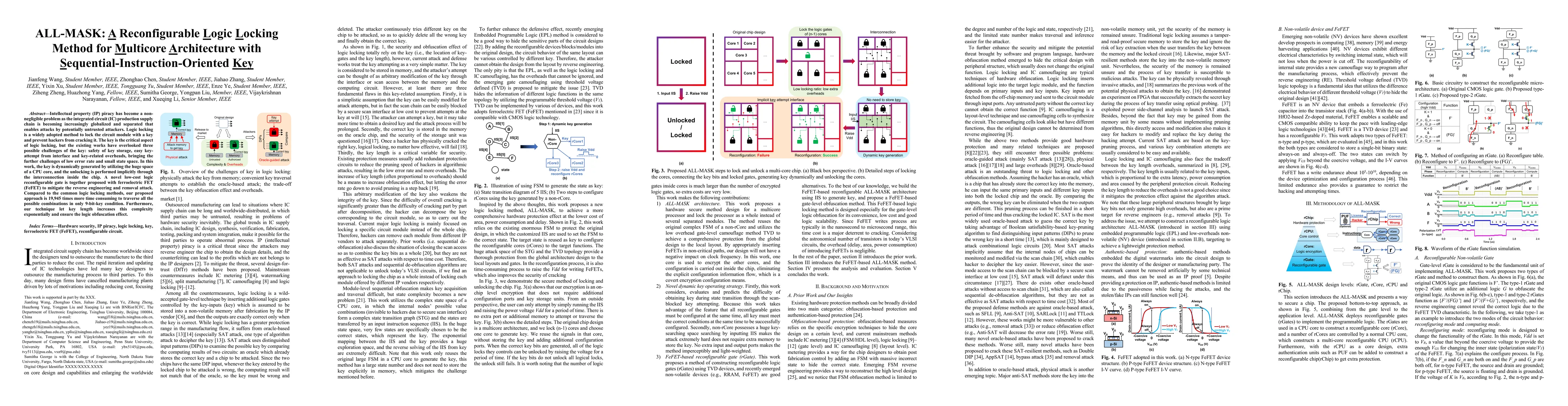 Thumbnail for ALL-MASK: A Reconfigurable Logic Locking Method for Multicore
  Architecture with Sequential-Instruction-Oriented Key