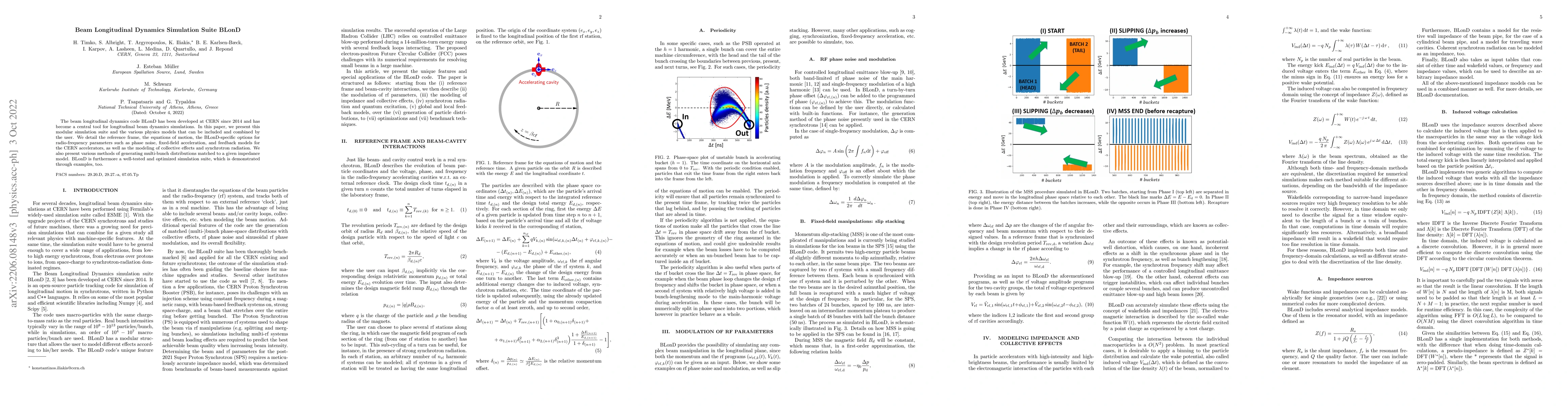 Thumbnail for Beam Longitudinal Dynamics Simulation Suite BLonD