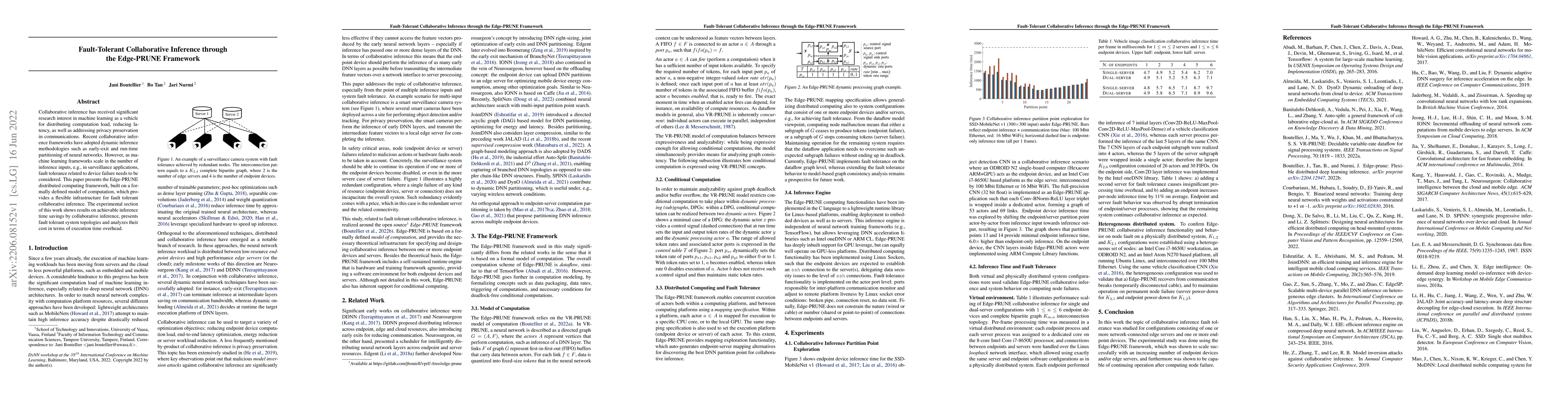 Thumbnail for Fault-Tolerant Collaborative Inference through the Edge-PRUNE Framework