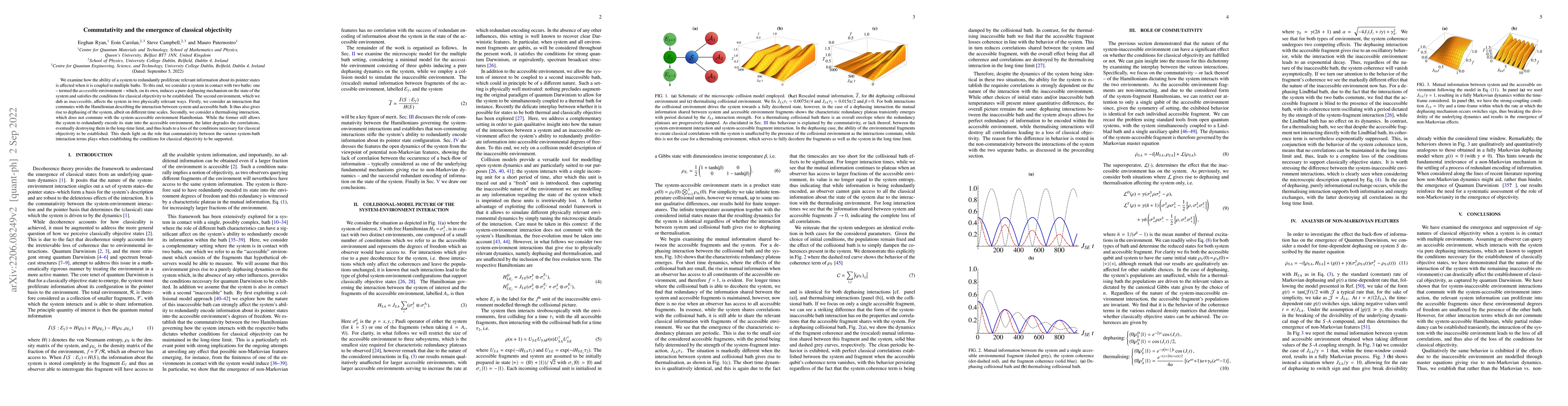 Thumbnail for Commutativity and the emergence of classical objectivity