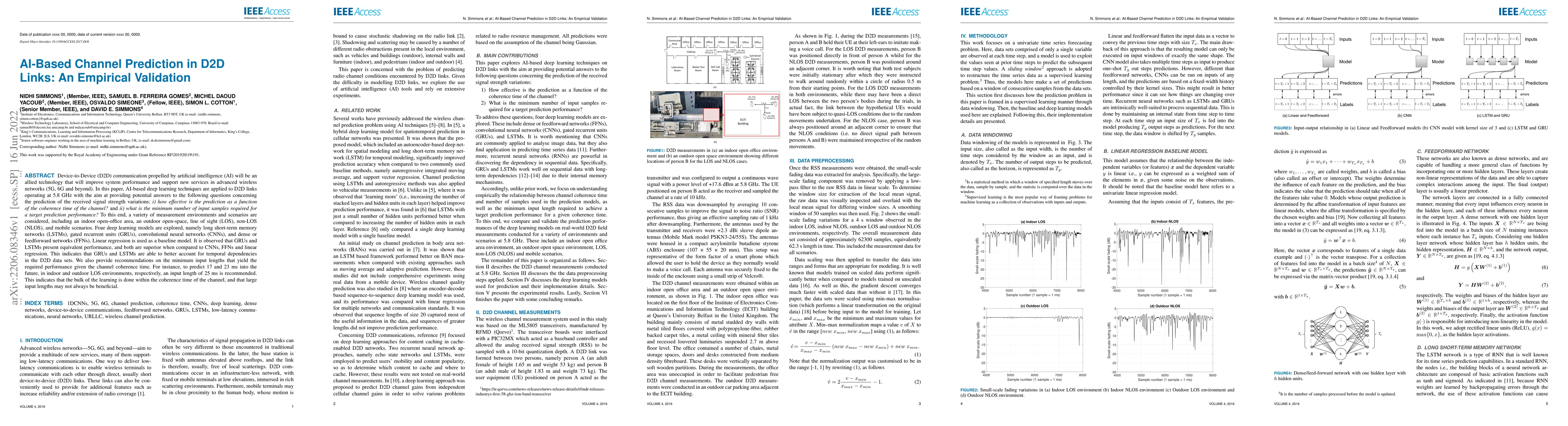 Thumbnail for AI-Based Channel Prediction in D2D Links: An Empirical Validation