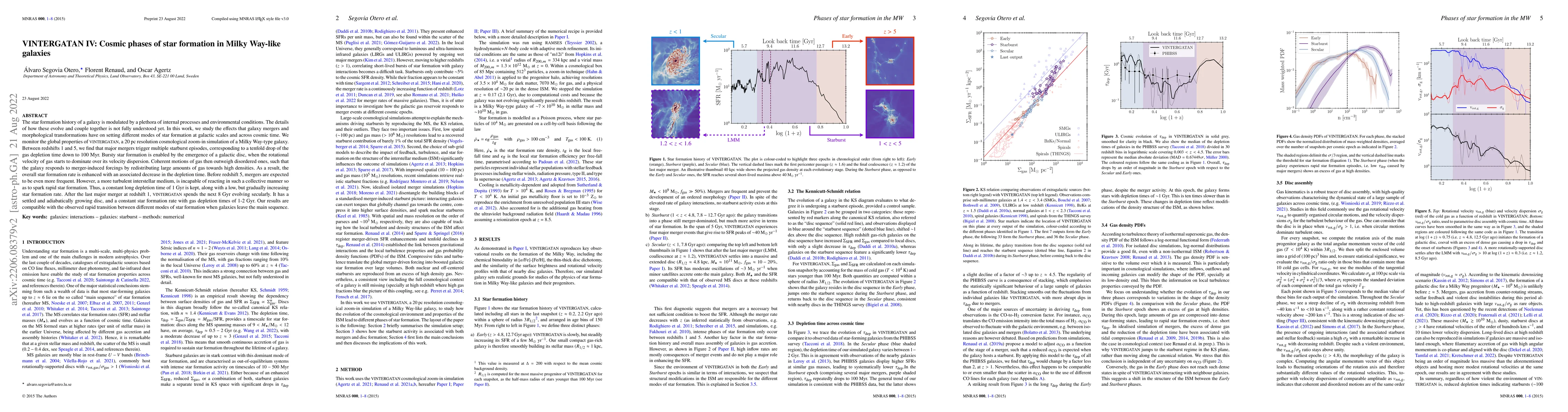 Thumbnail for VINTERGATAN IV: Cosmic phases of star formation in Milky Way-like
  galaxies