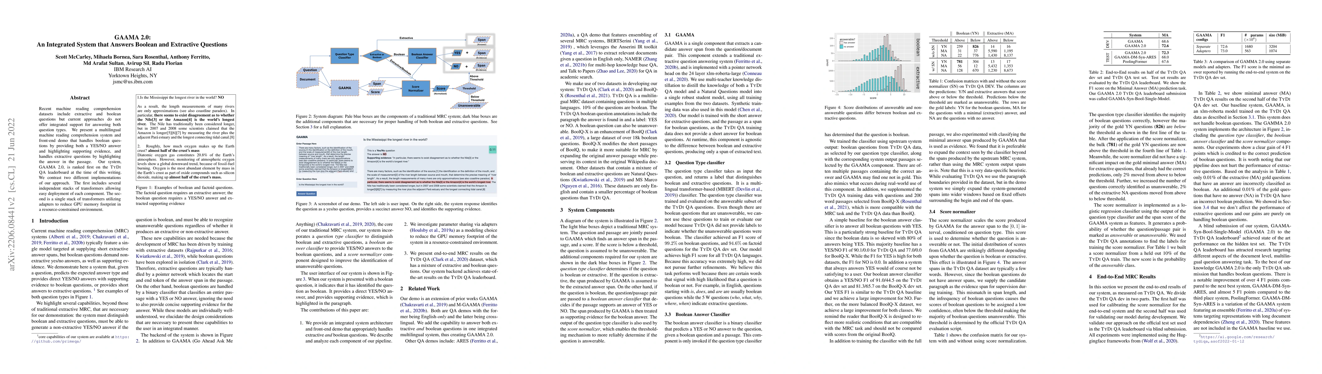 Thumbnail for GAAMA 2.0: An Integrated System that Answers Boolean and Extractive
  Questions