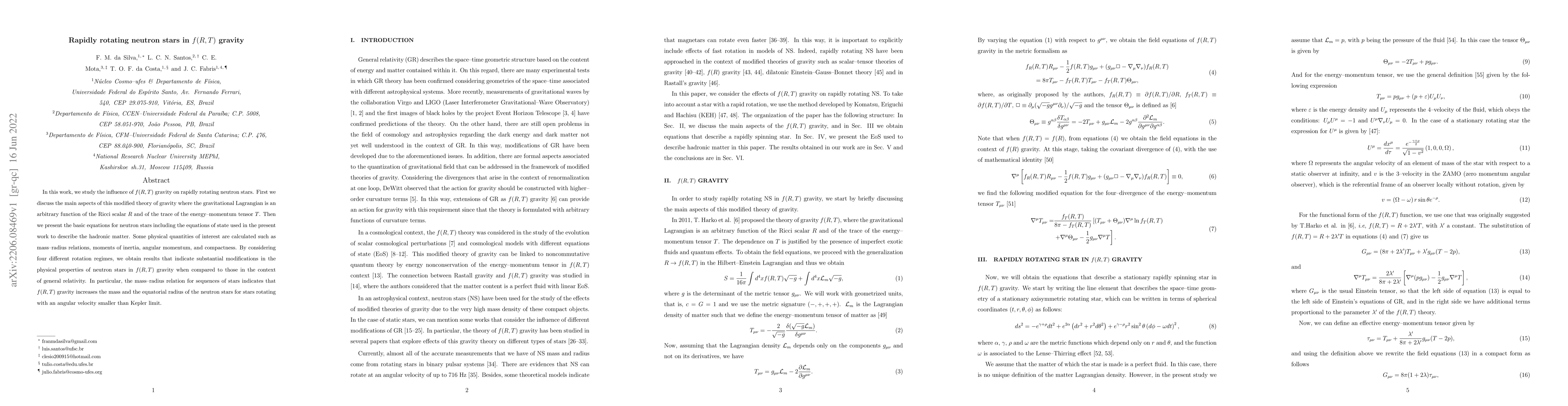 Thumbnail for Rapidly rotating neutron stars in $f(R,T)$ gravity