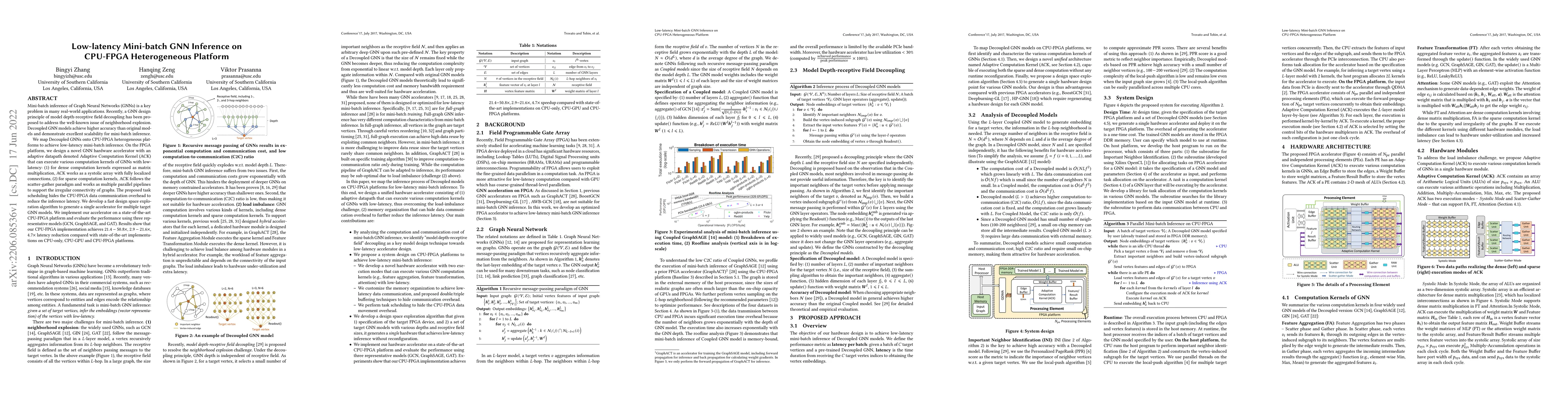 Thumbnail for Low-latency Mini-batch GNN Inference on CPU-FPGA Heterogeneous Platform