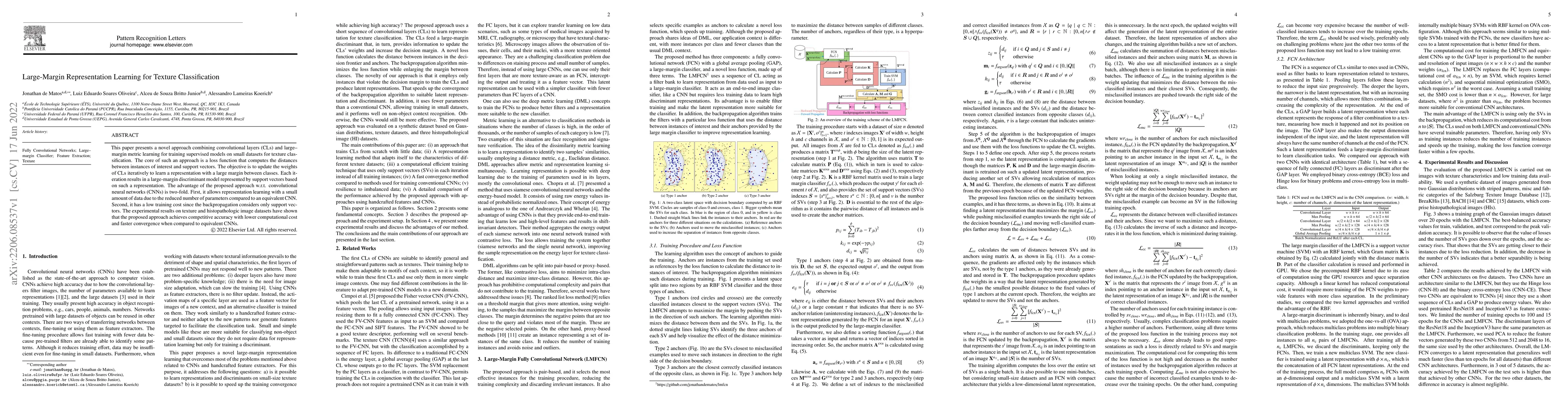 Thumbnail for Large-Margin Representation Learning for Texture Classification