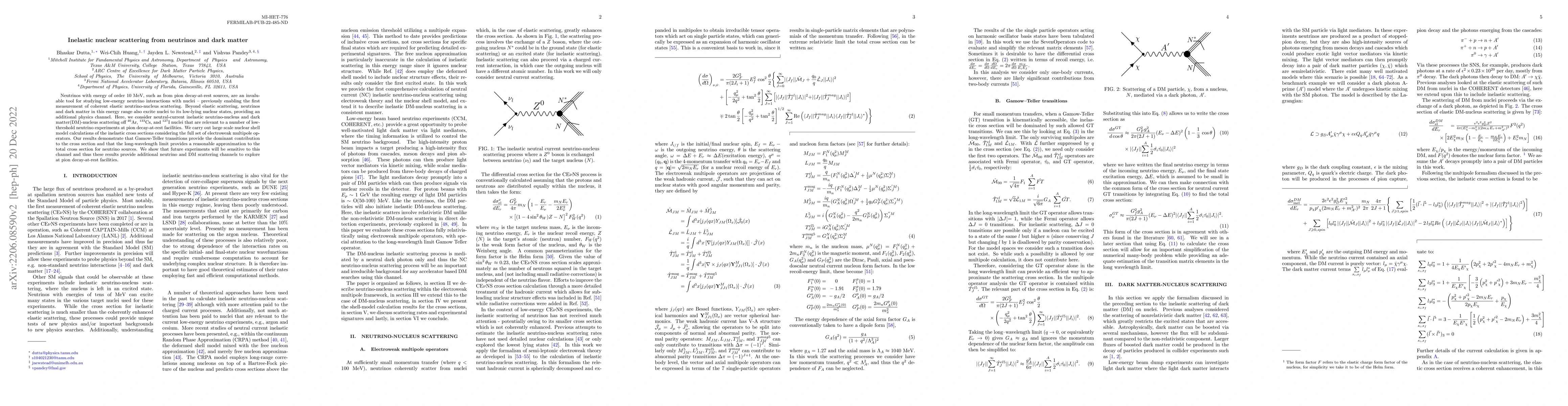 Thumbnail for Inelastic nuclear scattering from neutrinos and dark matter