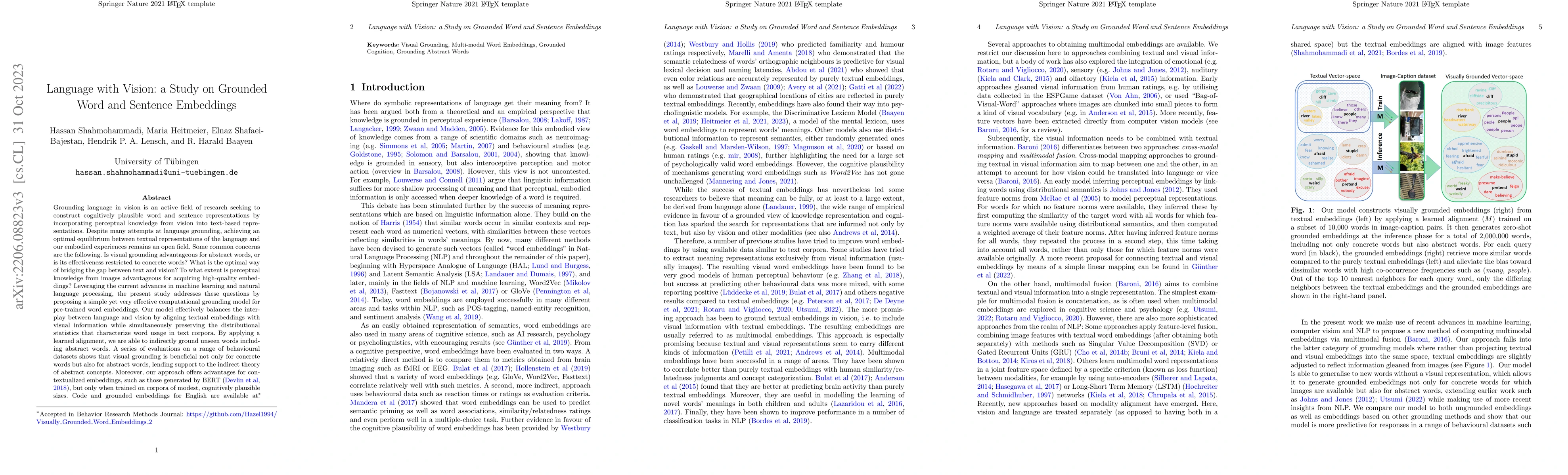 Thumbnail for Language with Vision: a Study on Grounded Word and Sentence Embeddings