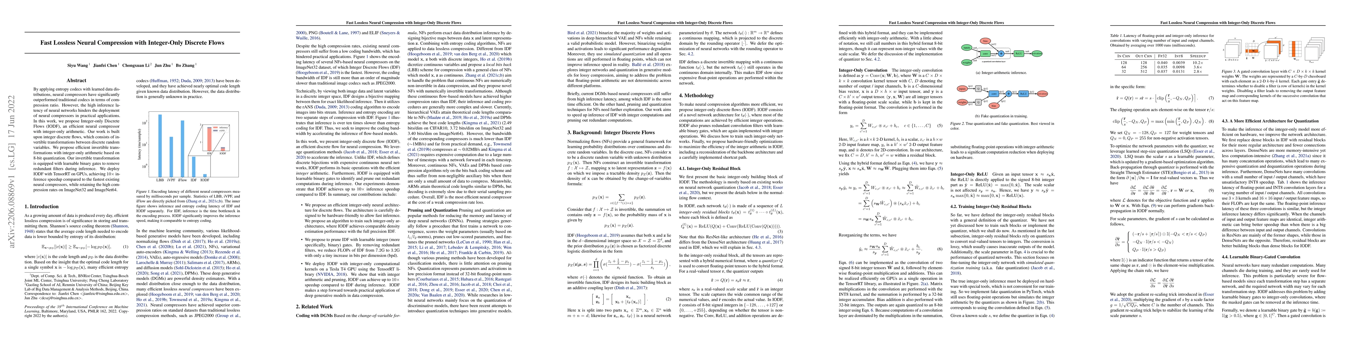 Thumbnail for Fast Lossless Neural Compression with Integer-Only Discrete Flows
