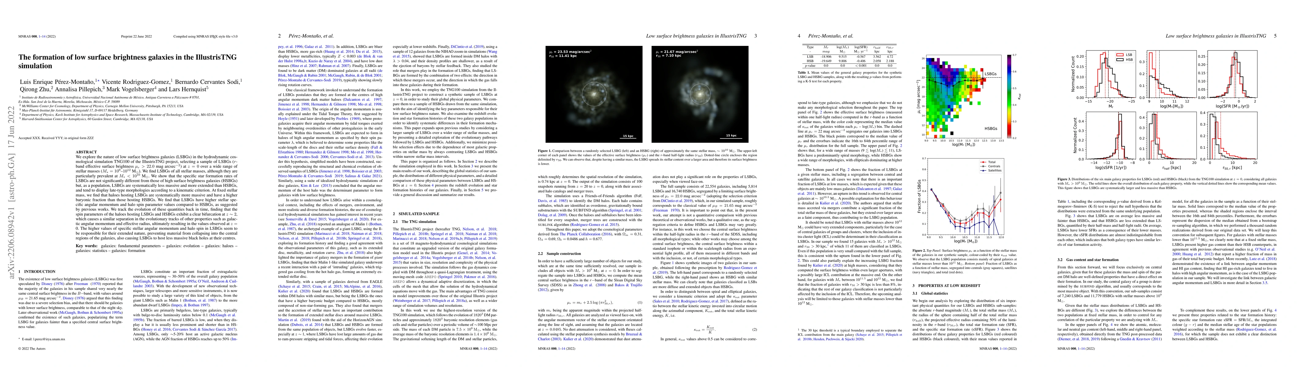 Thumbnail for The formation of low surface brightness galaxies in the IllustrisTNG
  simulation