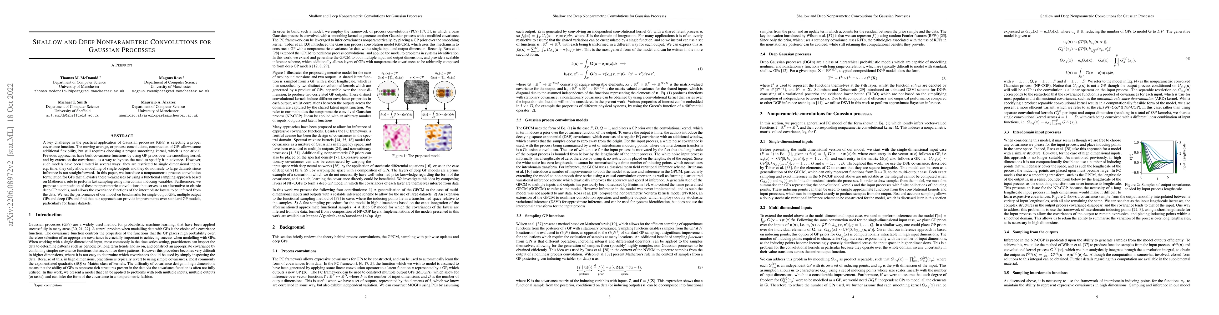 Thumbnail for Shallow and Deep Nonparametric Convolutions for Gaussian Processes