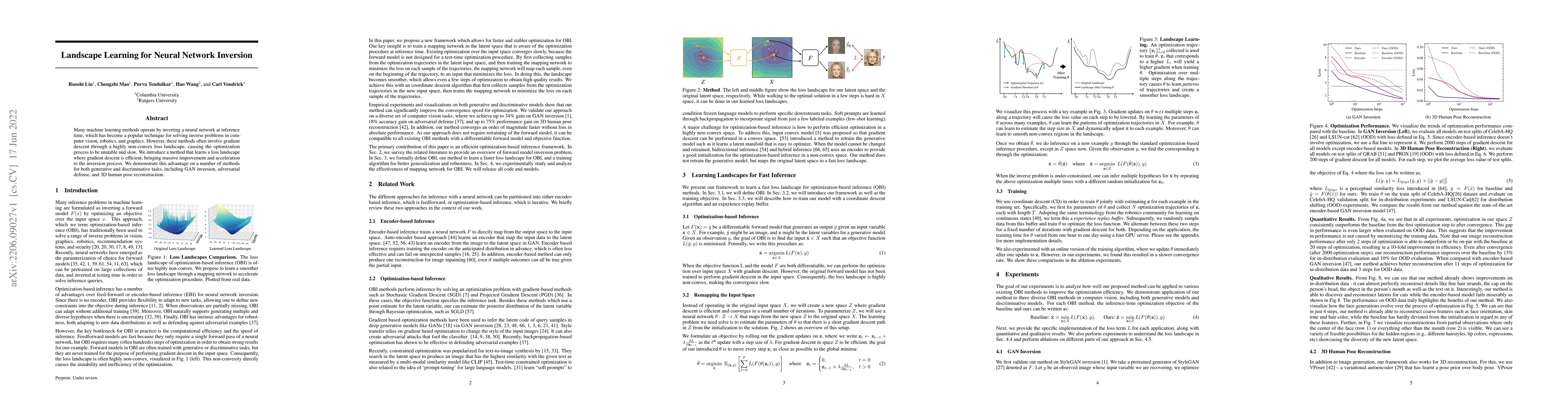 Thumbnail for Landscape Learning for Neural Network Inversion