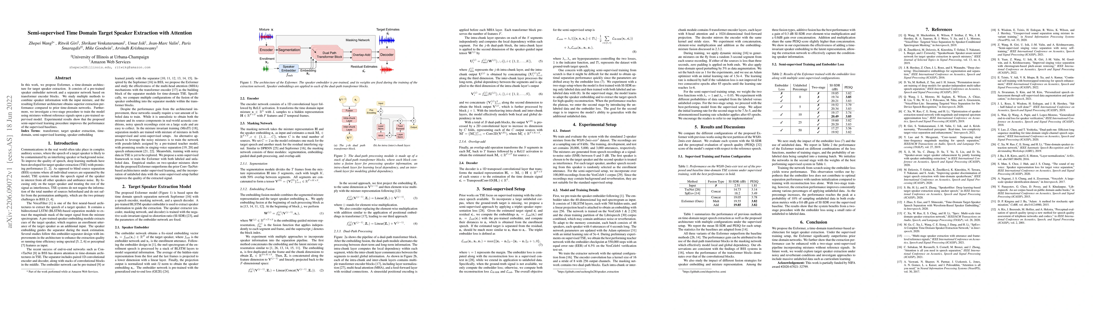 Thumbnail for Semi-supervised Time Domain Target Speaker Extraction with Attention
