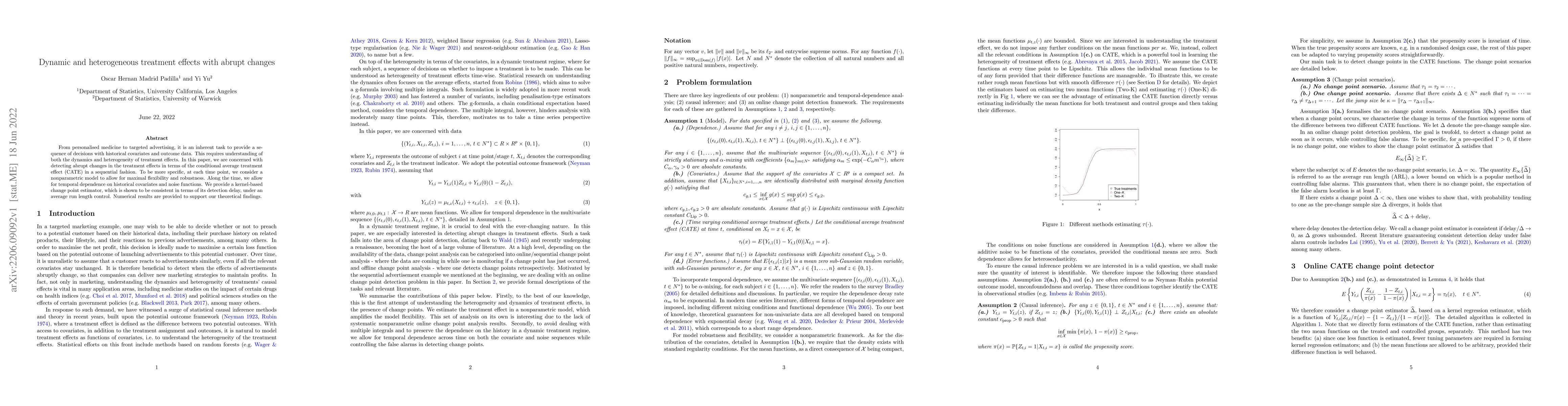 Thumbnail for Dynamic and heterogeneous treatment effects with abrupt changes