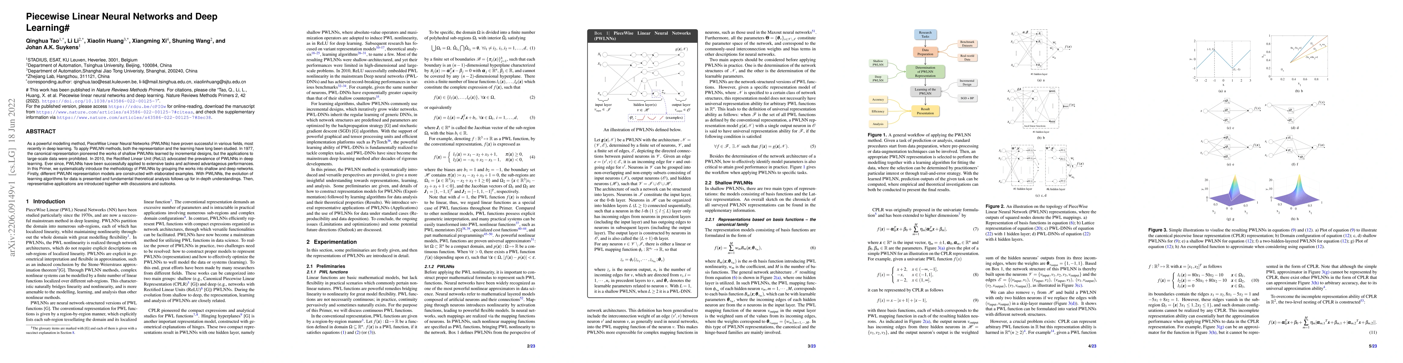 Thumbnail for Piecewise Linear Neural Networks and Deep Learning