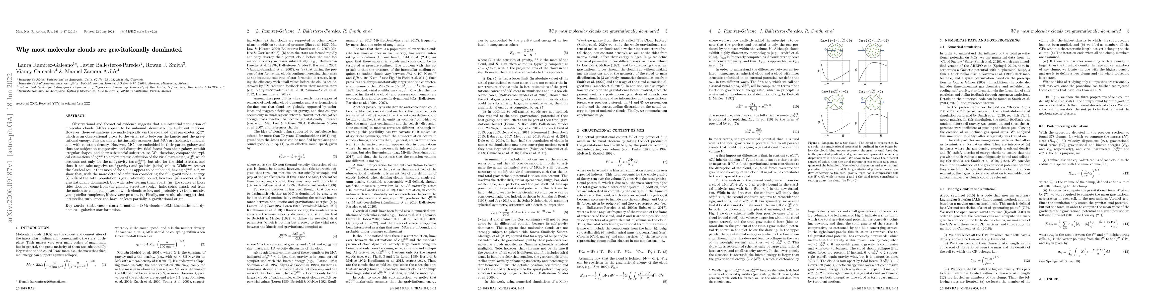 Thumbnail for Why most molecular clouds are gravitationally dominated