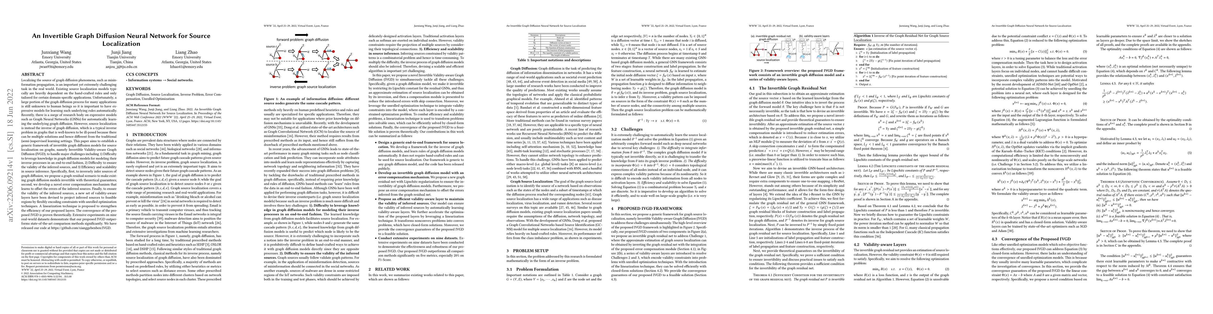 Thumbnail for An Invertible Graph Diffusion Neural Network for Source Localization