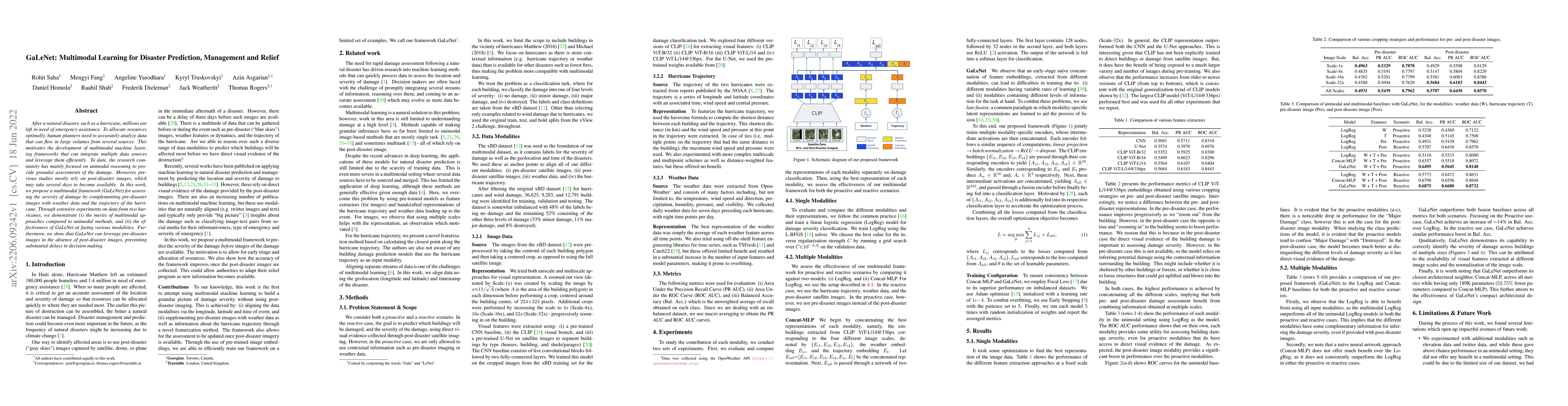 Thumbnail for GaLeNet: Multimodal Learning for Disaster Prediction, Management and
  Relief
