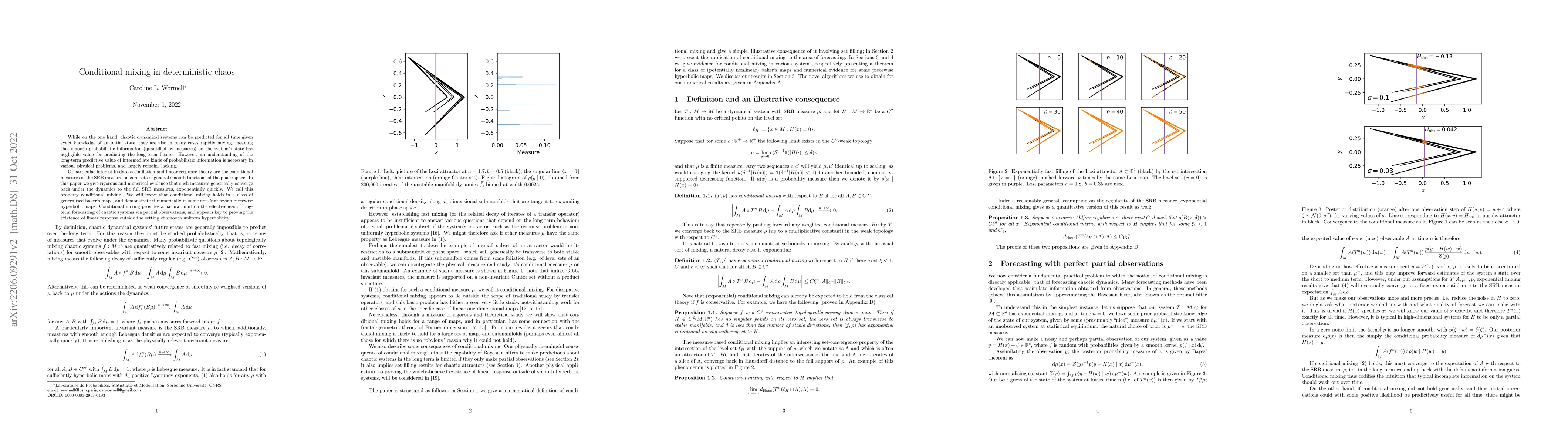 Thumbnail for Conditional mixing in deterministic chaos