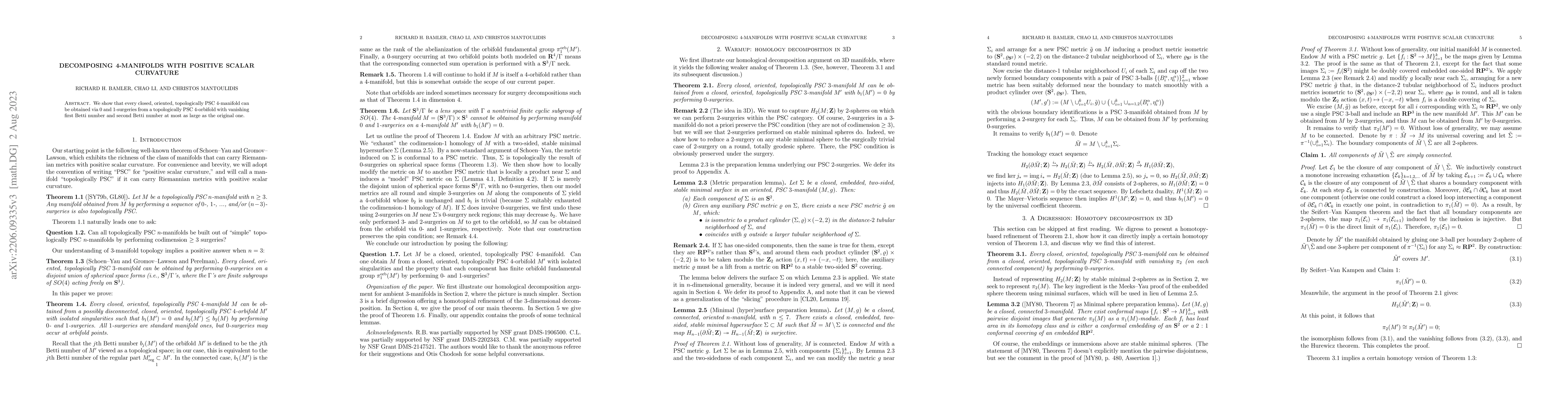 Thumbnail for Decomposing 4-manifolds with positive scalar curvature