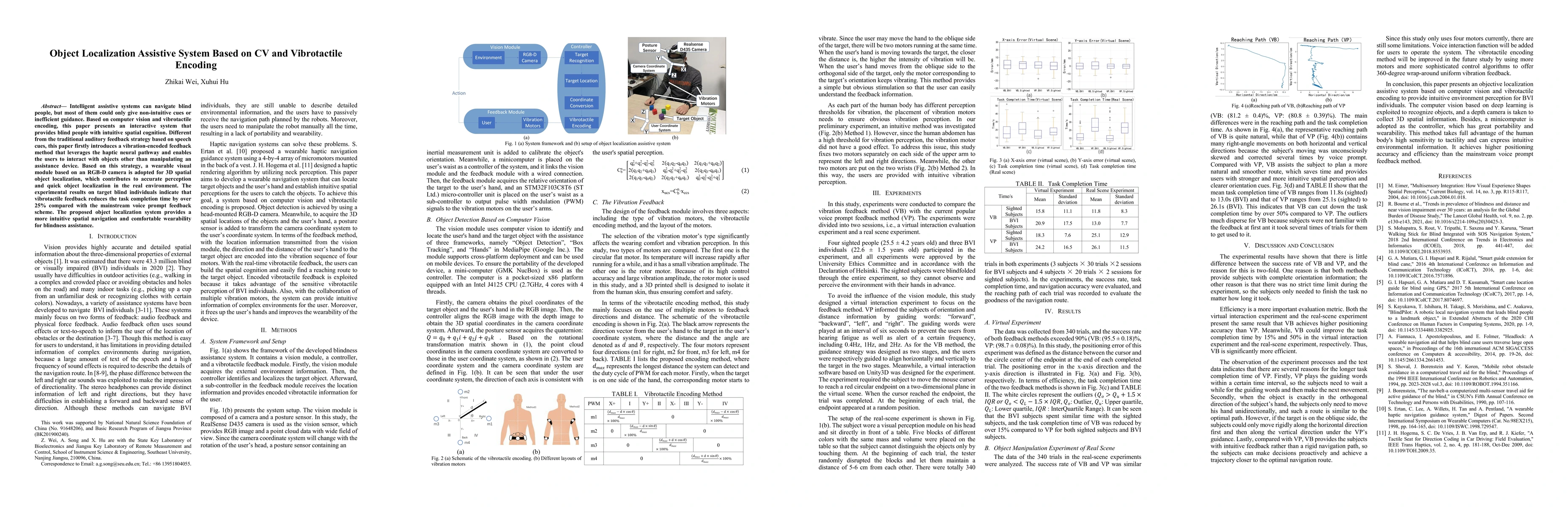 Thumbnail for Object Localization Assistive System Based on CV and Vibrotactile
  Encoding