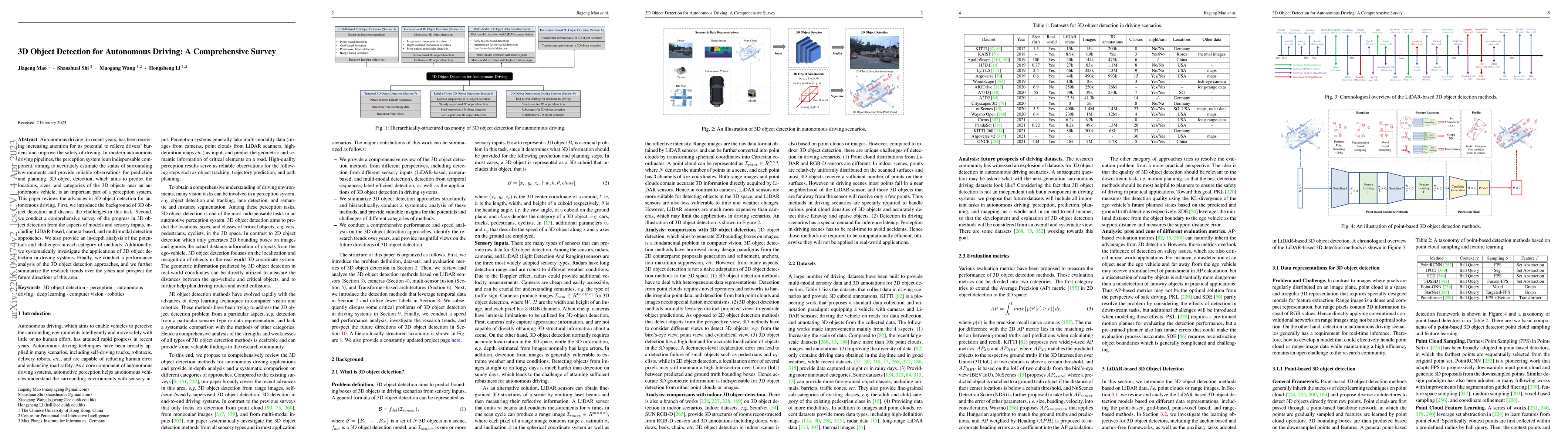 Thumbnail for 3D Object Detection for Autonomous Driving: A Comprehensive Survey