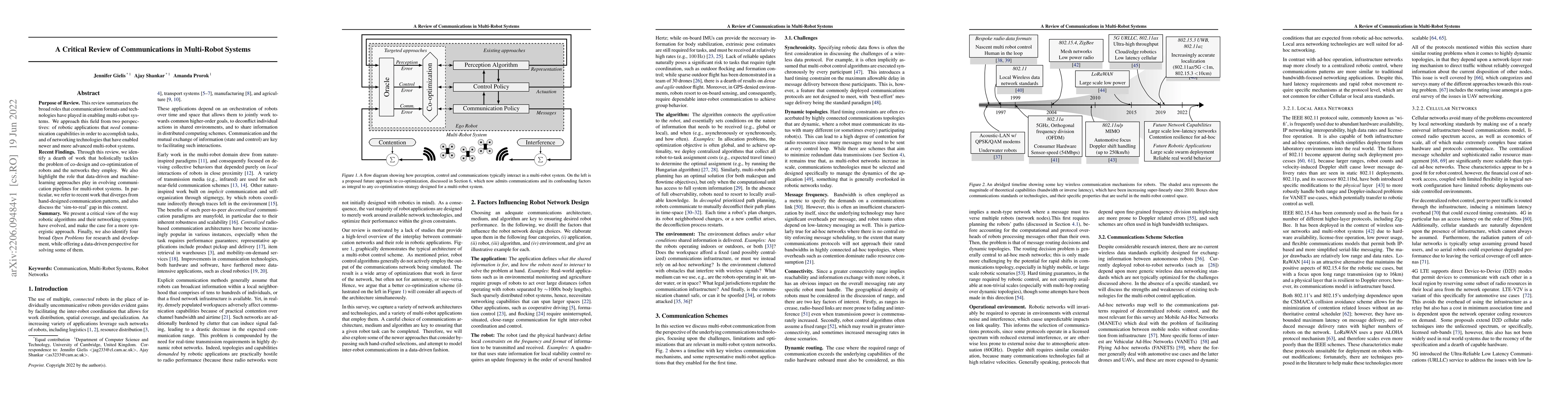 Thumbnail for A Critical Review of Communications in Multi-Robot Systems