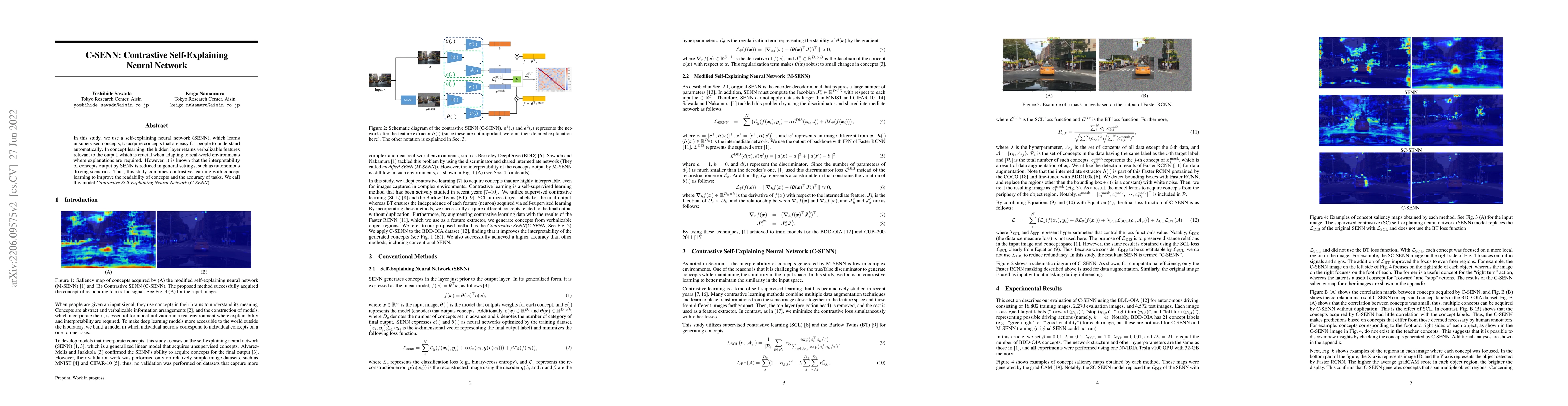 Thumbnail for C-SENN: Contrastive Self-Explaining Neural Network