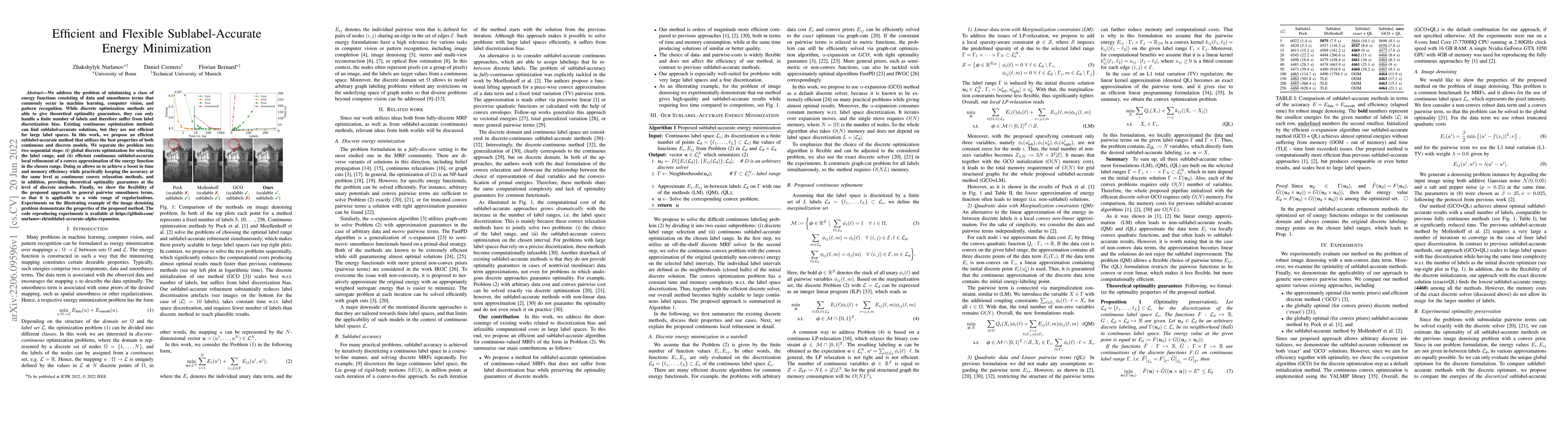 Thumbnail for Efficient and Flexible Sublabel-Accurate Energy Minimization