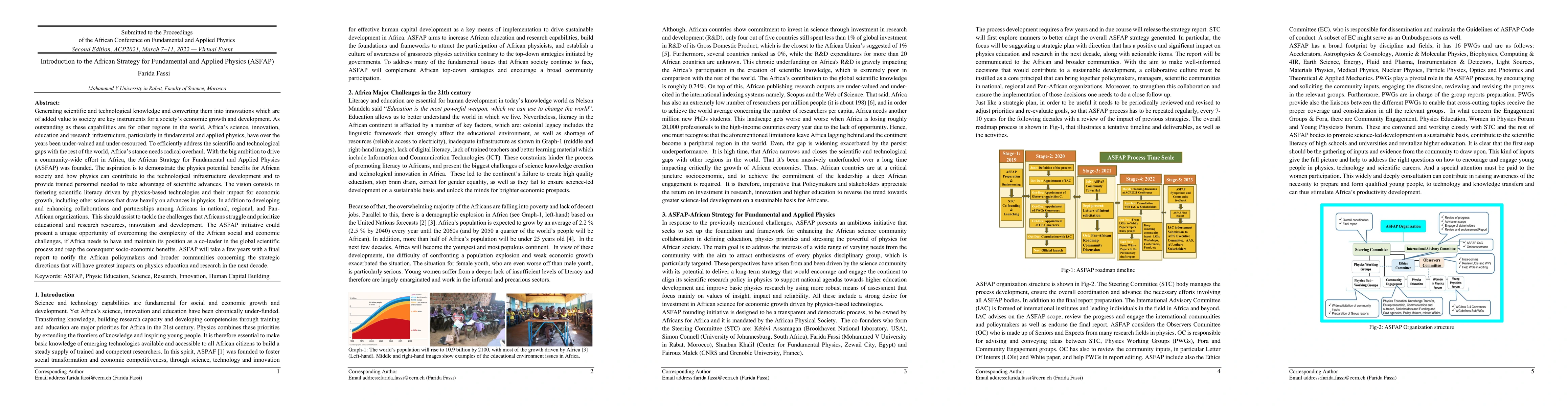 Thumbnail for Introduction to the African Strategy for Fundamental and Applied Physics
  (ASFAP)
