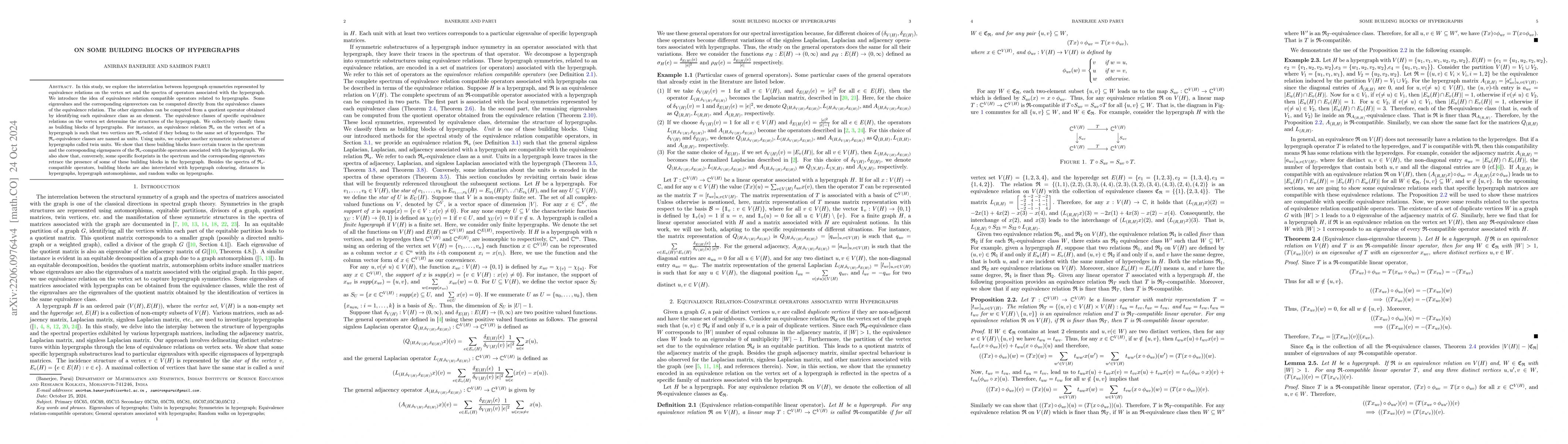 Thumbnail for On some building blocks of hypergraphs