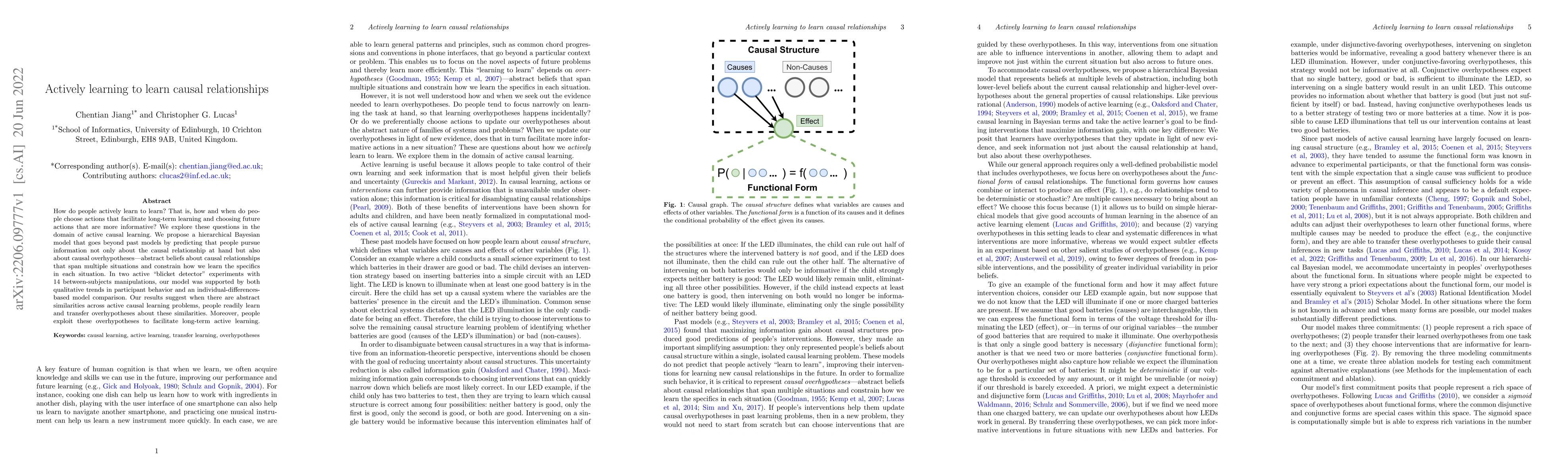 Thumbnail for Actively learning to learn causal relationships