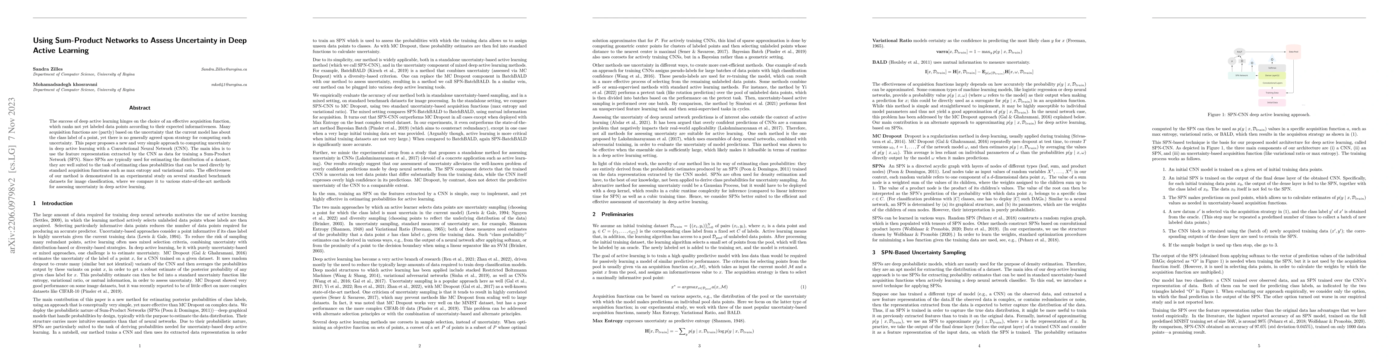 Thumbnail for Using Sum-Product Networks to Assess Uncertainty in Deep Active Learning