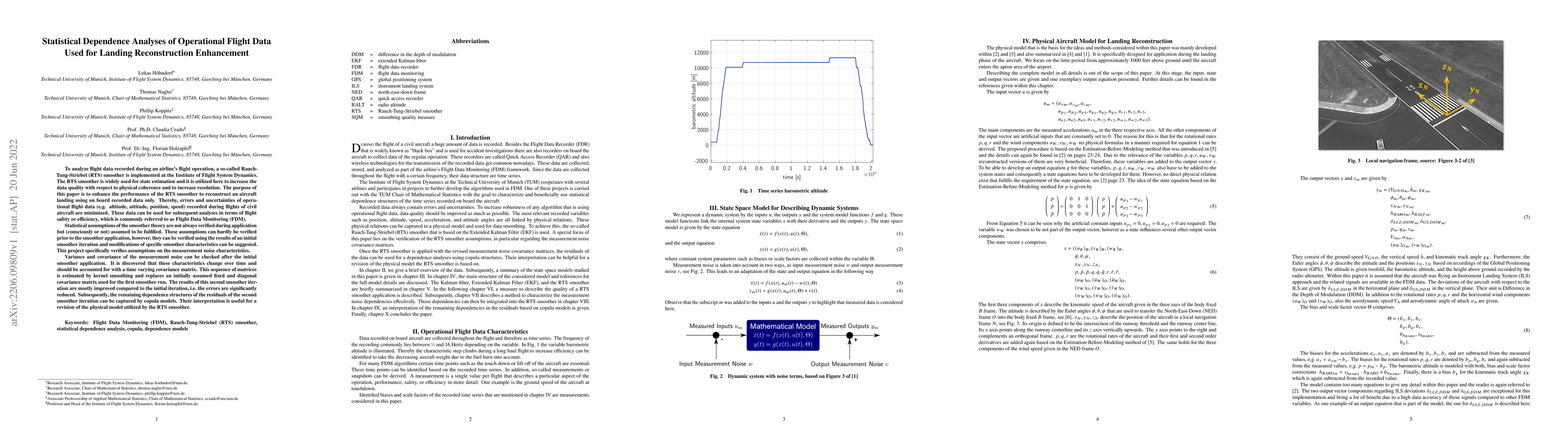 Thumbnail for Statistical Dependence Analyses of Operational Flight Data Used for
  Landing Reconstruction Enhancement