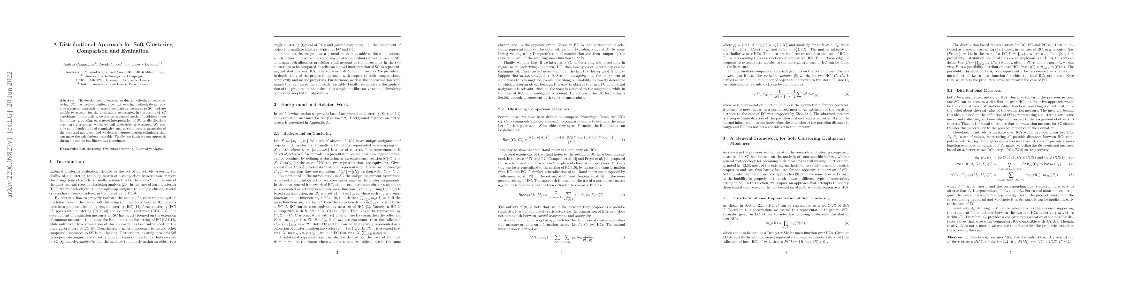 Thumbnail for A Distributional Approach for Soft Clustering Comparison and Evaluation